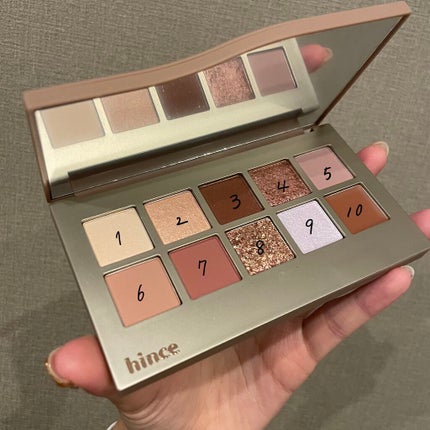 ニューデップスアイシャドウパレット/hince/アイシャドウパレットを使ったクチコミ(3枚目)