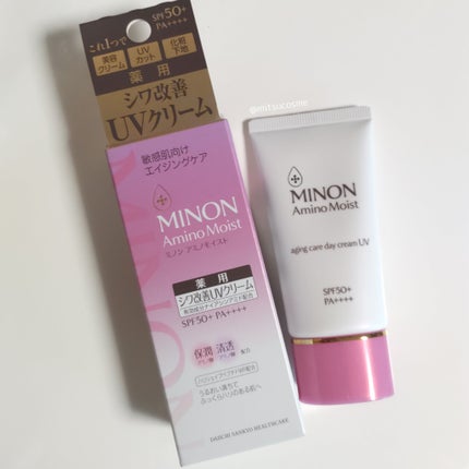 ミノン アミノモイスト エイジングケア デイクリームUV/ミノン/日焼け止めクリームを使ったクチコミ(1枚目)