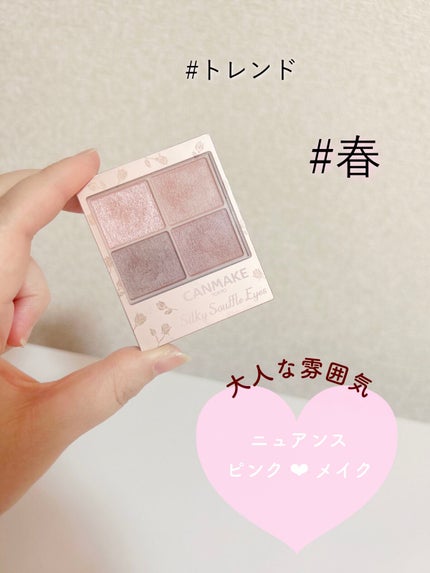 シルキースフレアイズ(マットタイプ)/キャンメイク/アイシャドウパレットを使ったクチコミ(1枚目)