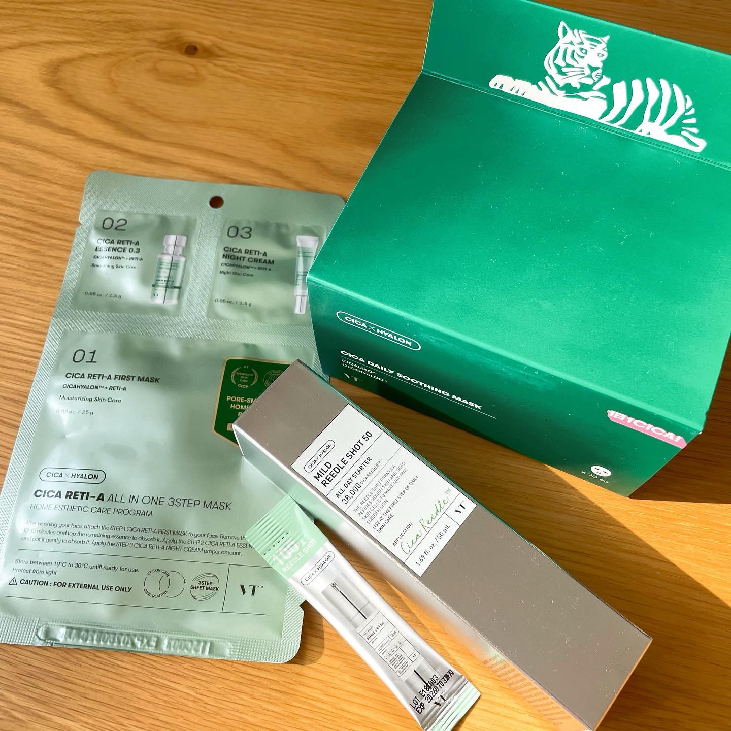 CICA デイリースージングマスク/VT/シートマスク・パックを使ったクチコミ（1枚目）