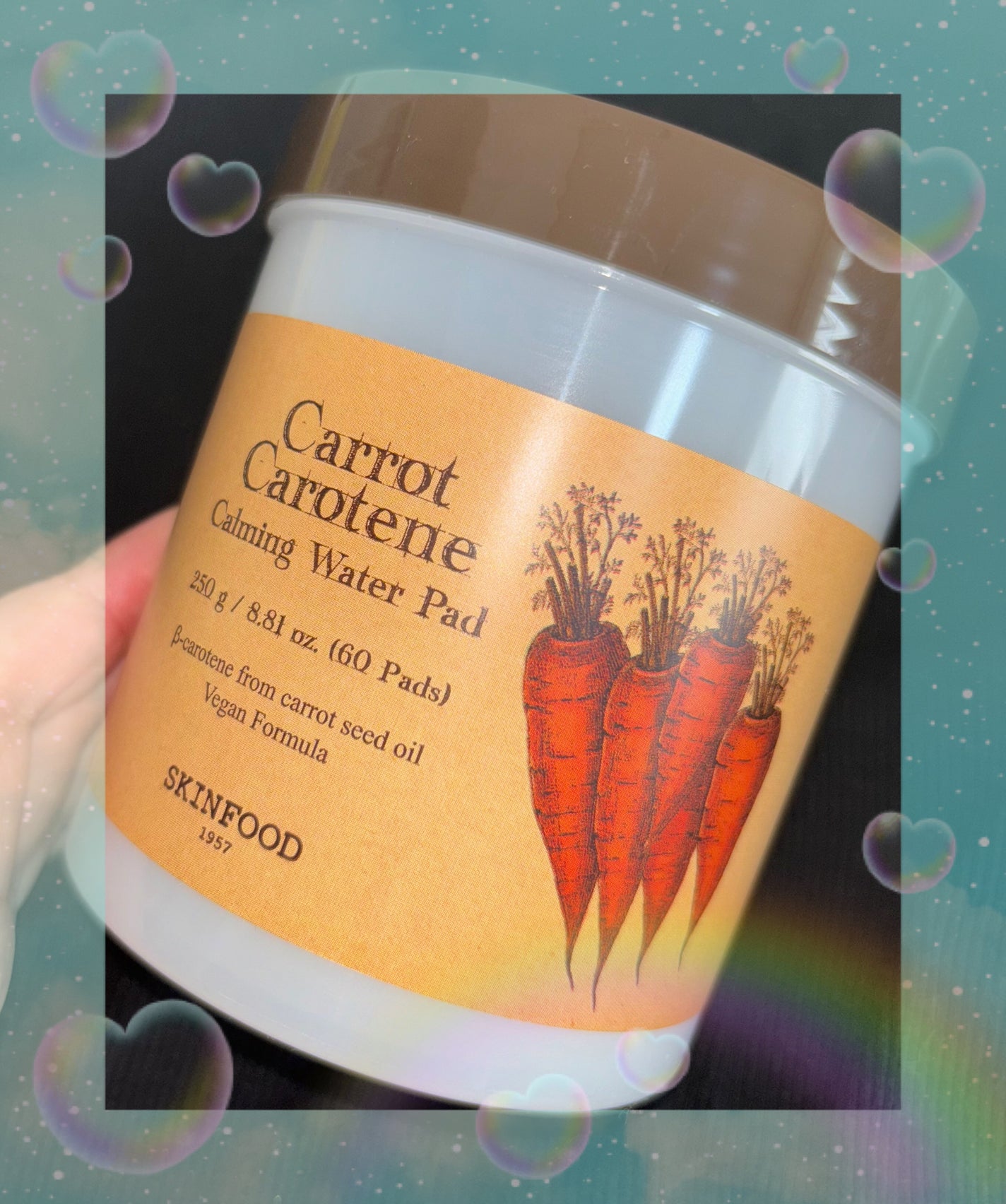 キャロットカロテン カーミングウォーターパッド/SKINFOOD/トナーパッドを使ったクチコミ(1枚目)