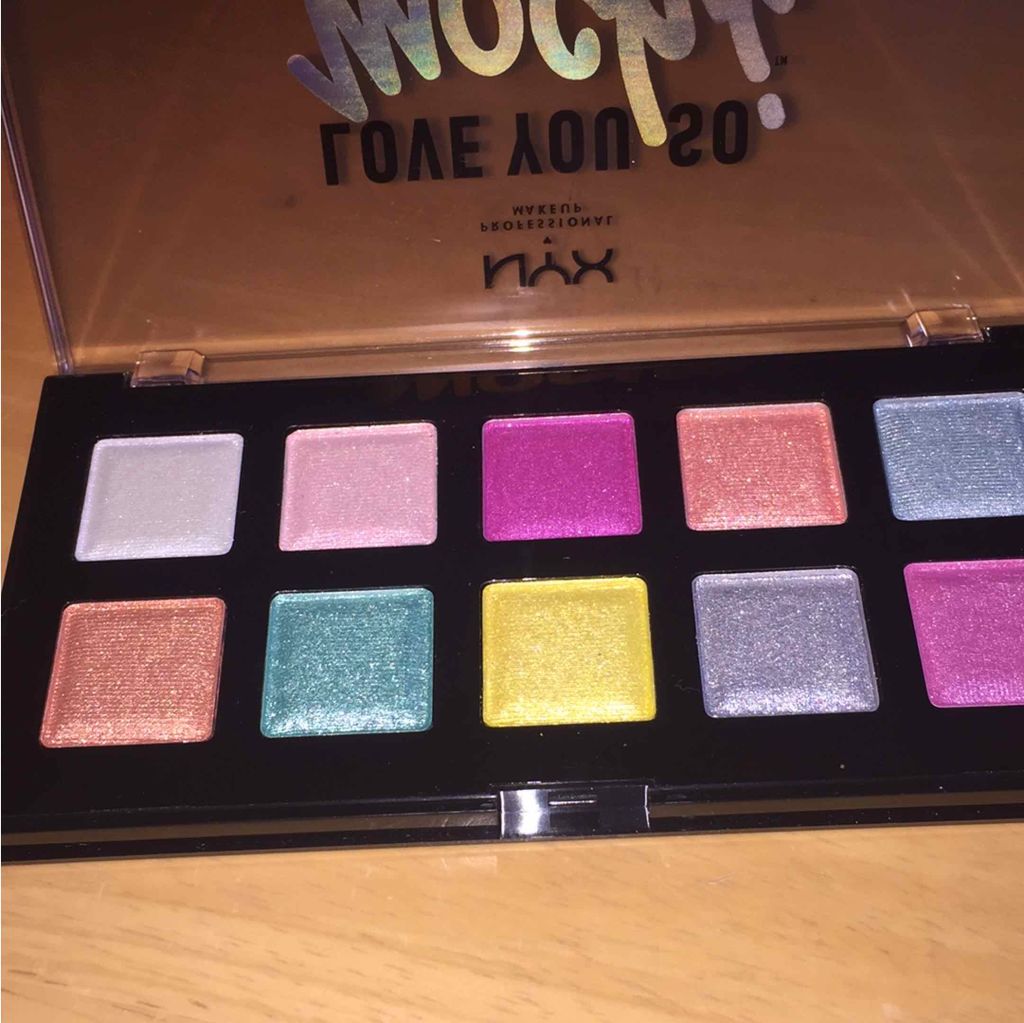ラブ ユー ソー モッチ シャドウ パレット/NYX Professional Makeup/ジェル・クリームアイシャドウを使ったクチコミ(1枚目)