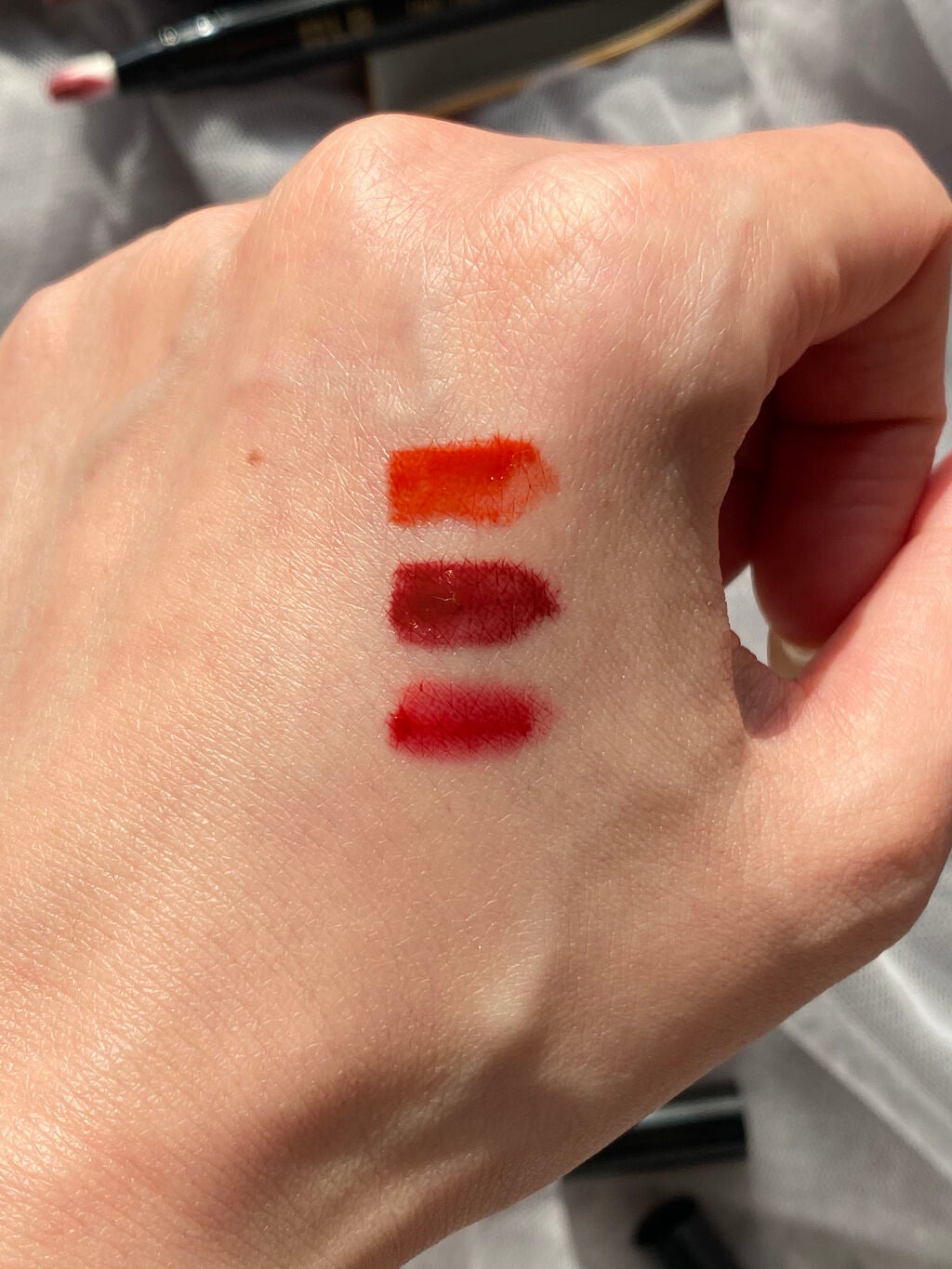 ティント ザ ブラッシュ/LB/リップティントを使ったクチコミ(2枚目)