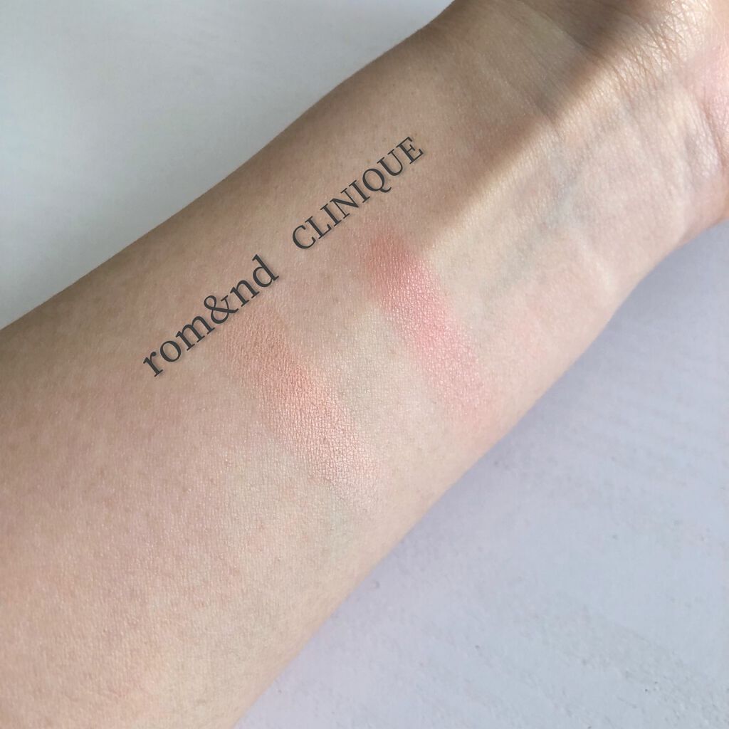 ベターザンチーク/rom&nd/パウダーチークを使ったクチコミ（2枚目）