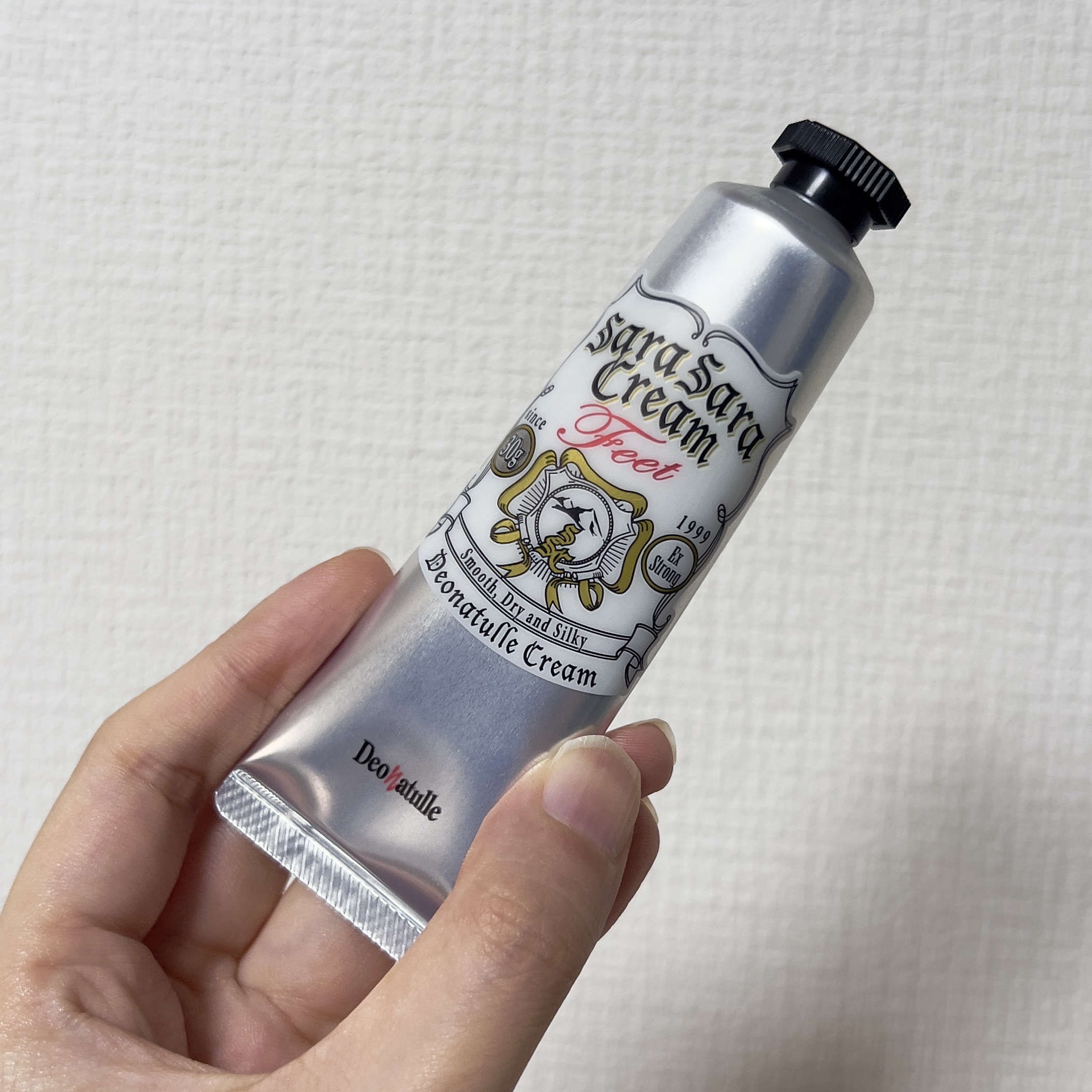 薬用足指さらさらクリーム/デオナチュレ/デオドラント・制汗剤を使ったクチコミ（2枚目）