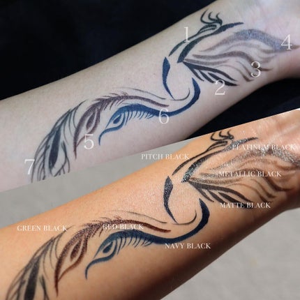 7 SHADES OF BLACK/UZU BY FLOWFUSHI/リキッドアイライナーを使ったクチコミ(7枚目)