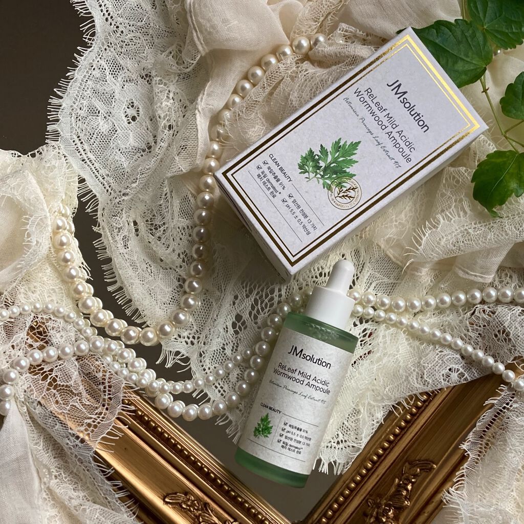 リリーフ弱酸性ヨモギマスクパック/JMsolution/シートマスク・パックを使ったクチコミ（2枚目）