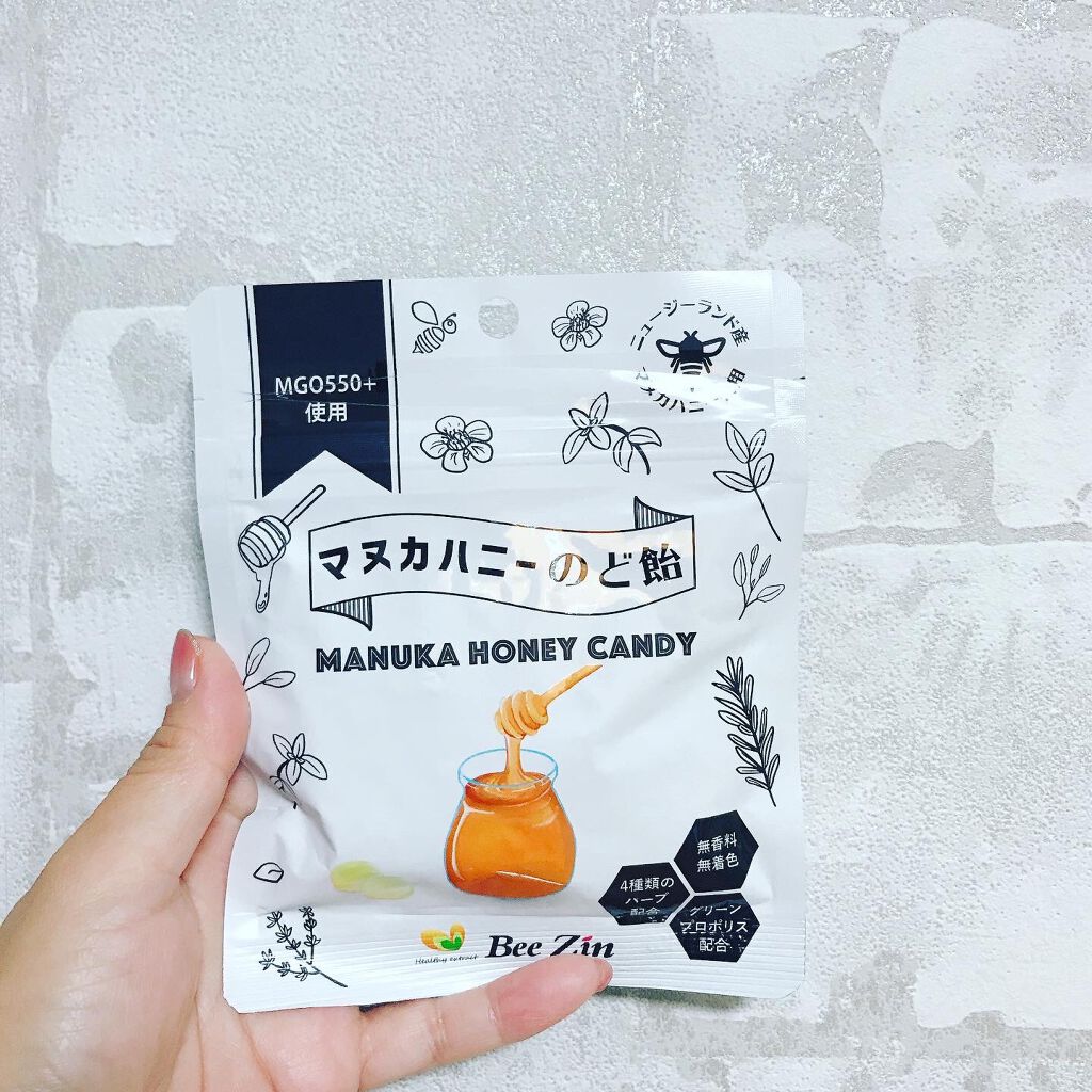 マヌカハニーのど飴/Bee Zin/食品を使ったクチコミ（1枚目）
