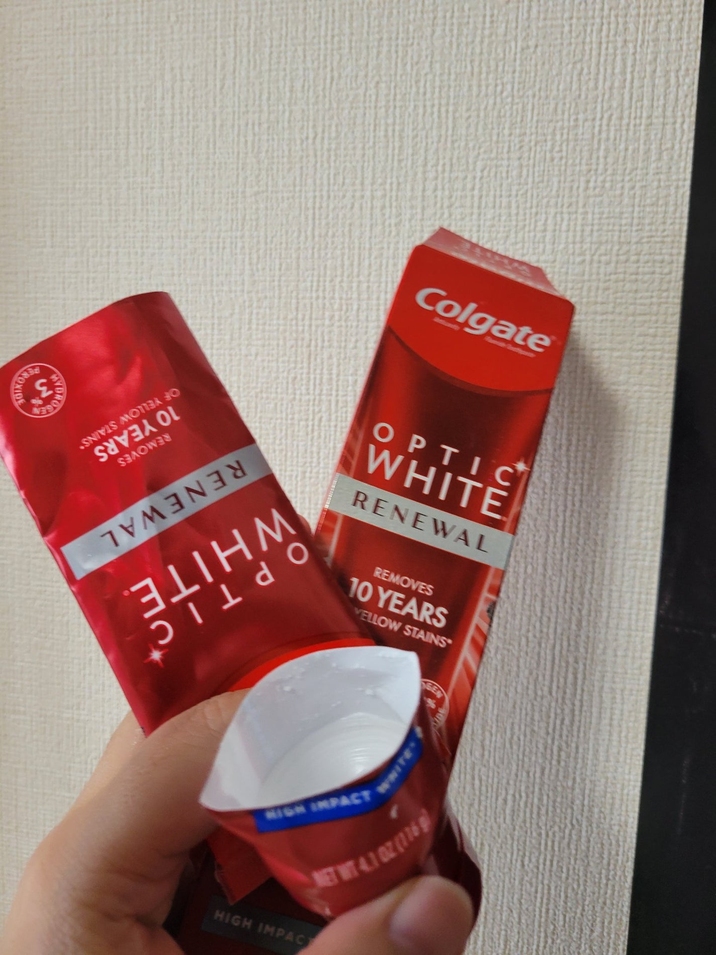 コルゲート オプティックホワイト/colgate/歯磨き粉を使ったクチコミ(1枚目)