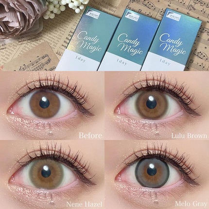 candymagic1day(キャンディーマジックワンデー)/candy magic/ワンデー(1DAY)カラコンを使ったクチコミ(1枚目)