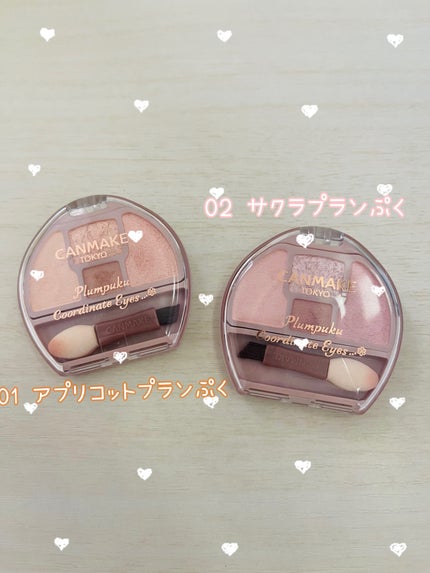プランぷくコーデアイズ/キャンメイク/パウダーアイシャドウを使ったクチコミ(1枚目)