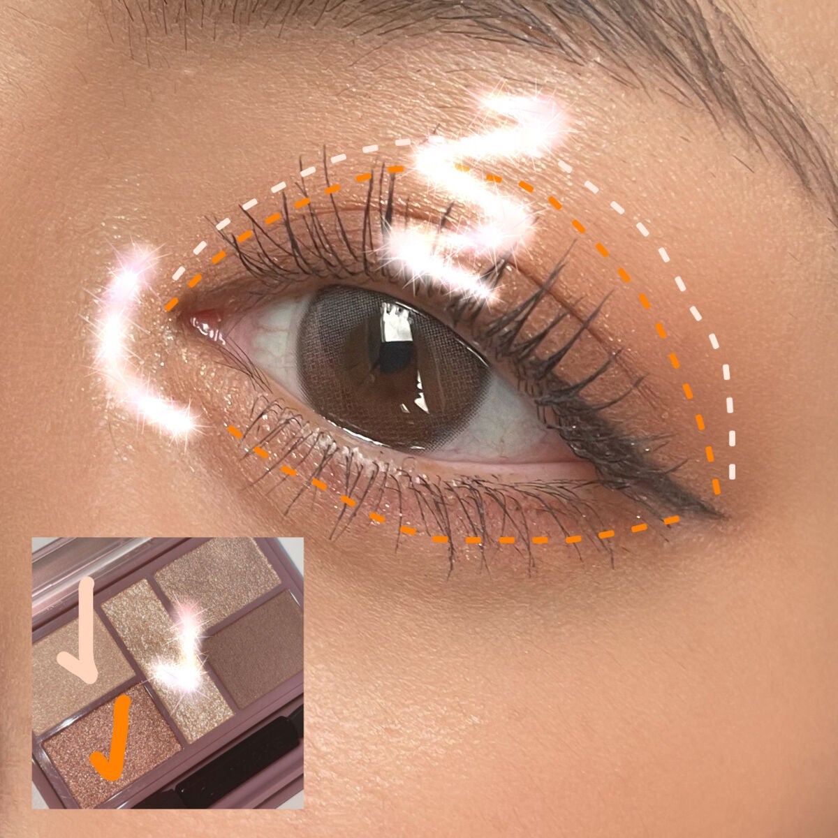 パーフェクトスタイリストアイズ/キャンメイク/アイシャドウパレットを使ったクチコミ(8枚目)