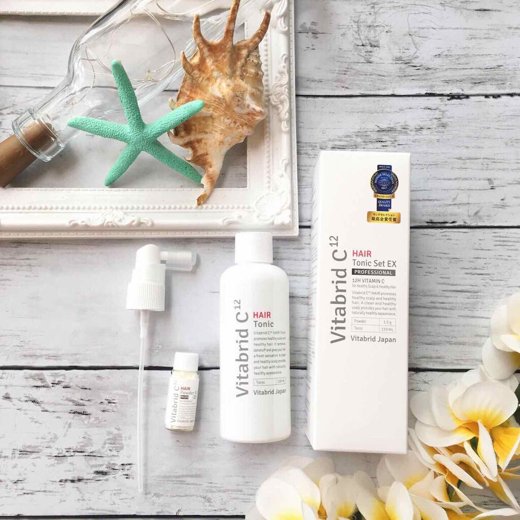 ビタブリッドCヘアートニックセットEX/ビタブリッドジャパン/頭皮ローションを使ったクチコミ（2枚目）