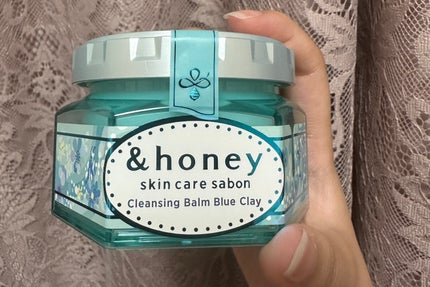 アンドハニー サボン クレンジングバーム ブルークレイ/&honey/クレンジングバームを使ったクチコミ(1枚目)