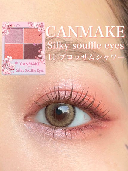 シルキースフレアイズ/キャンメイク/アイシャドウパレットを使ったクチコミ(1枚目)