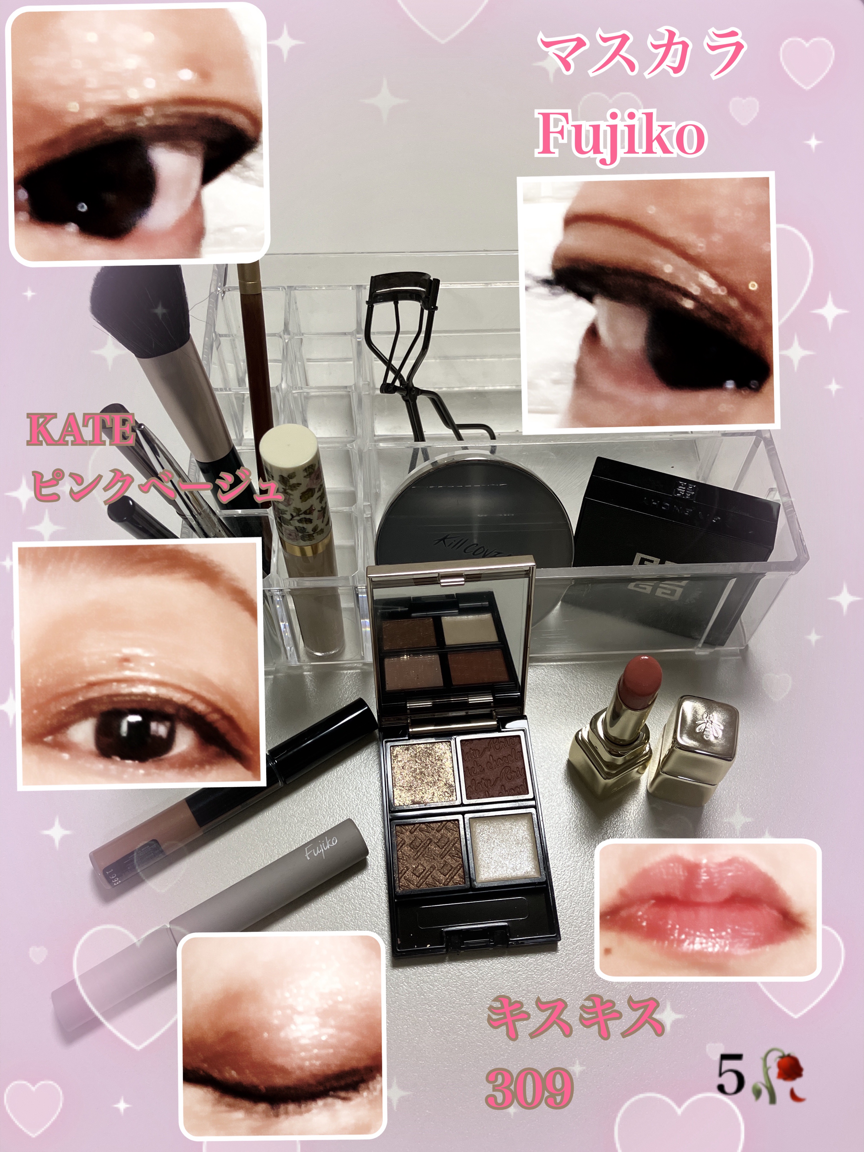 ドラマティックアイカラー (パウダー)/(クリーム) BR634 モカトリュフ/マキアージュ/アイシャドウパレットを使ったクチコミ（1枚目）