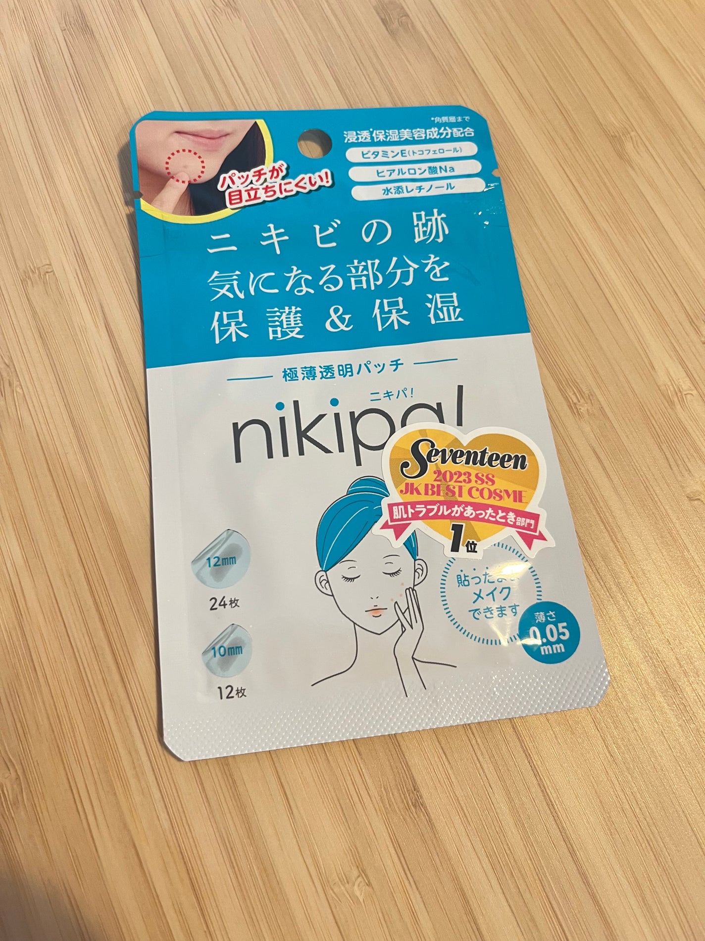 極薄透明パッチ nikipa!/金冠堂/にきびパッチを使ったクチコミ(1枚目)