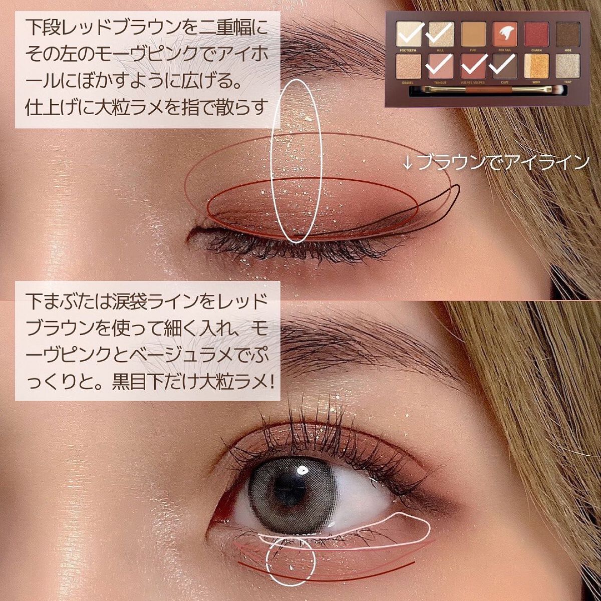 エクスプローラ12色 動物アイシャドウパレット/PERFECT DIARY/アイシャドウパレットを使ったクチコミ(2枚目)