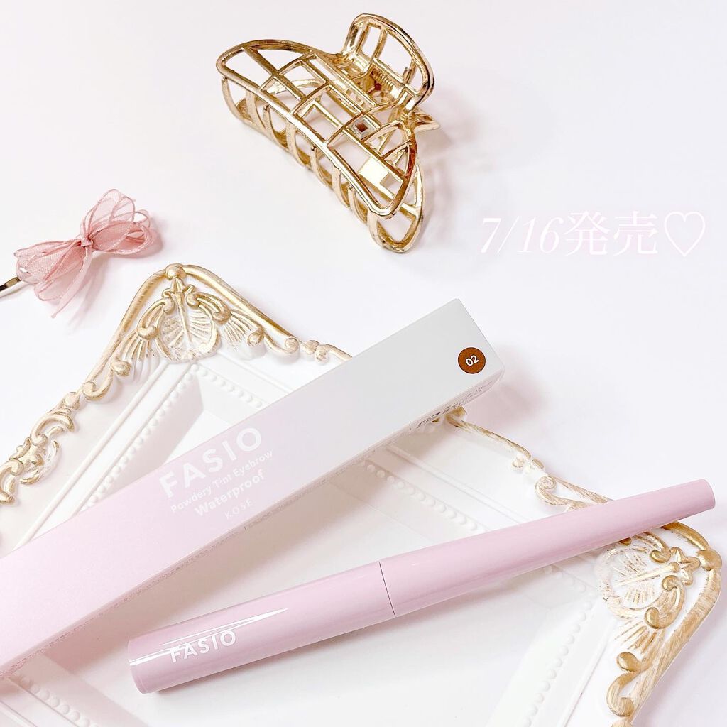 パウダリーティント アイブロウ/FASIO/眉ティントを使ったクチコミ（1枚目）