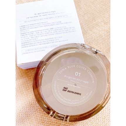 ブラーカバークッション/LUNA/クッションファンデーションを使ったクチコミ(4枚目)