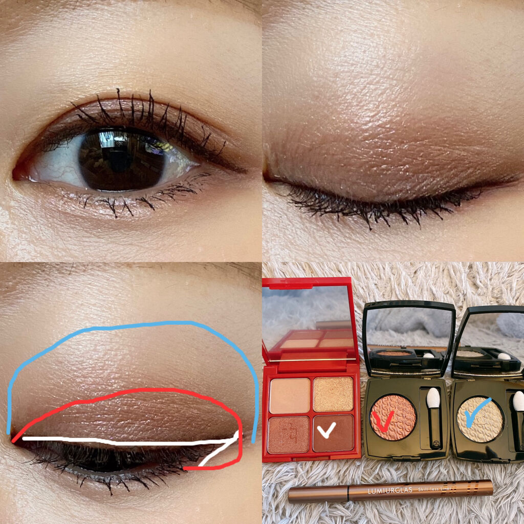 オンブル プルミエール プードゥル/CHANEL/単色アイシャドウを使ったクチコミ（3枚目）