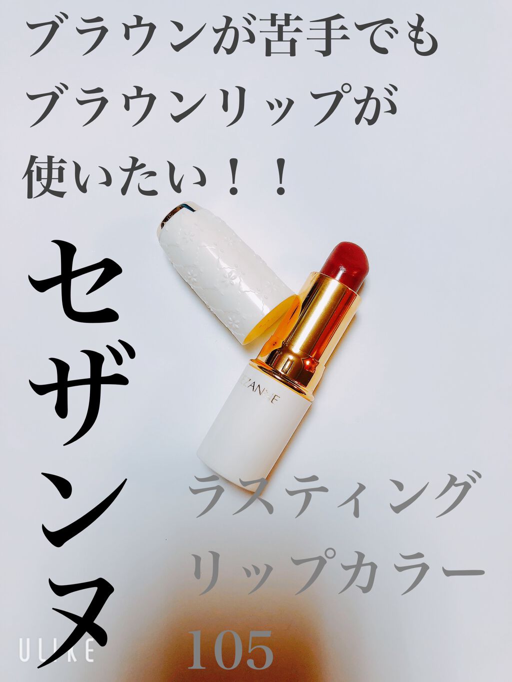 ラスティング リップカラーN/CEZANNE/口紅を使ったクチコミ（1枚目）