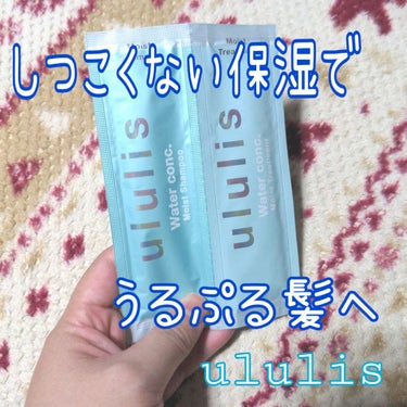 ウォーターコンク モイストシャンプー/ヘアトリートメント/ululis/シャンプー・コンディショナーを使ったクチコミ（1枚目）