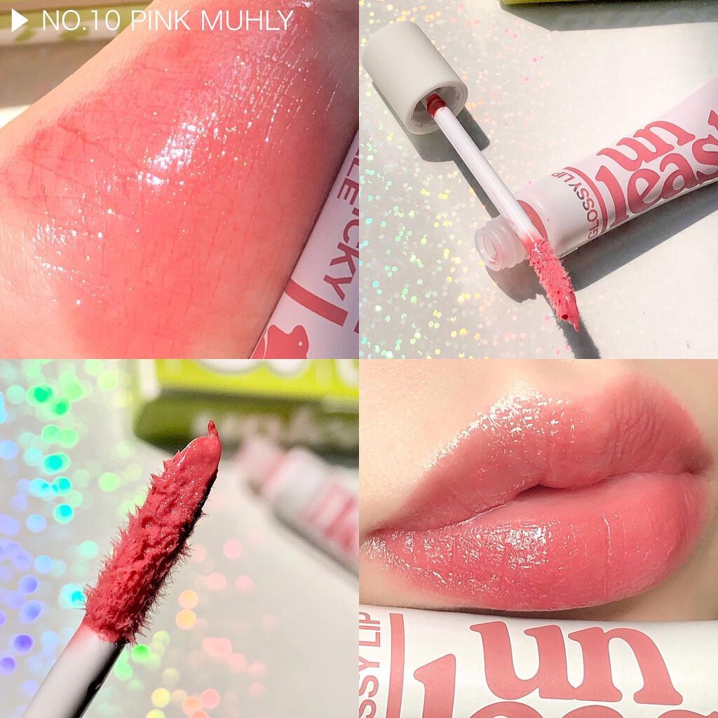 ノンスティッキーダズルティント/unleashia/リップティントを使ったクチコミ（3枚目）