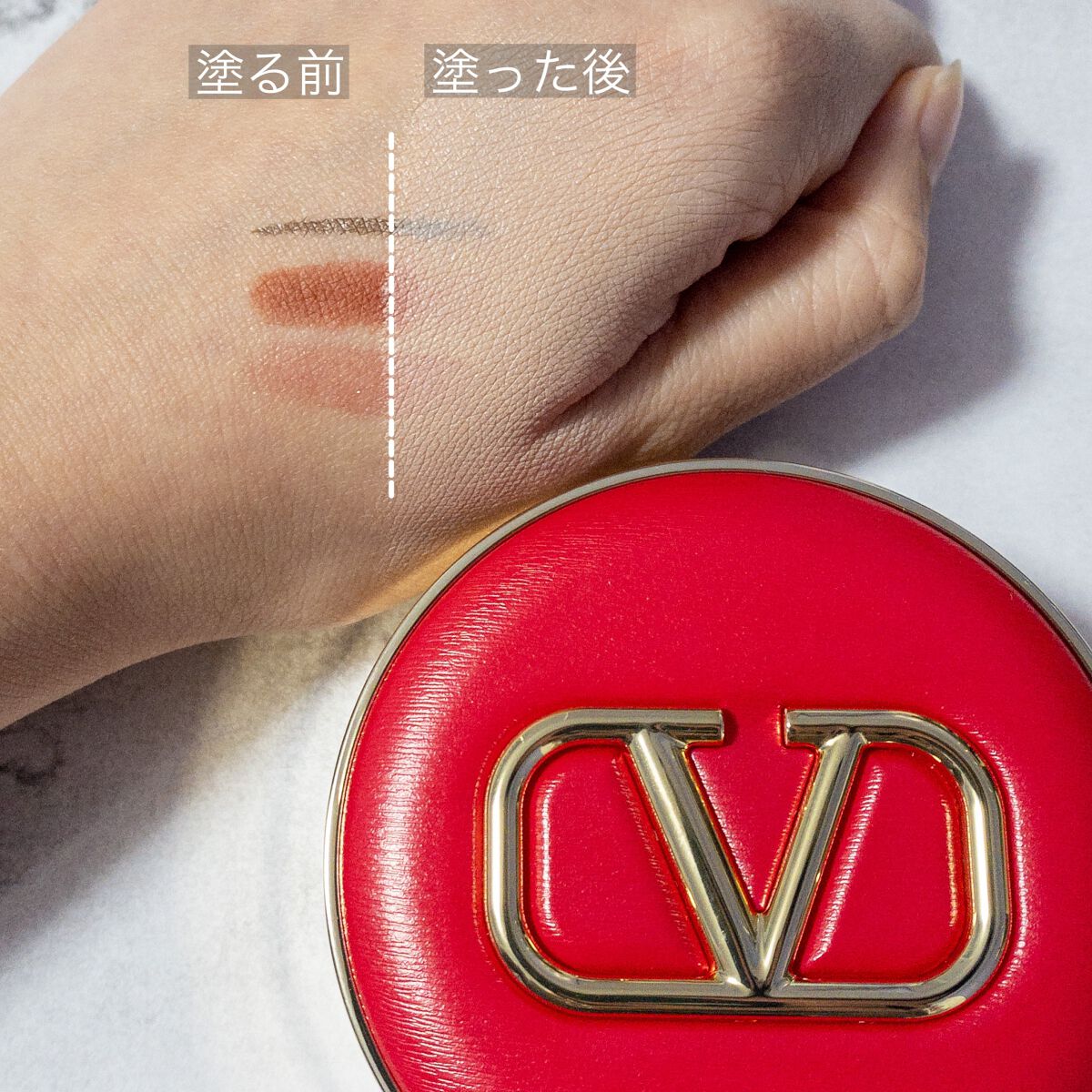 GO クッション/ヴァレンティノ ビューティ/クッションファンデーションを使ったクチコミ（2枚目）