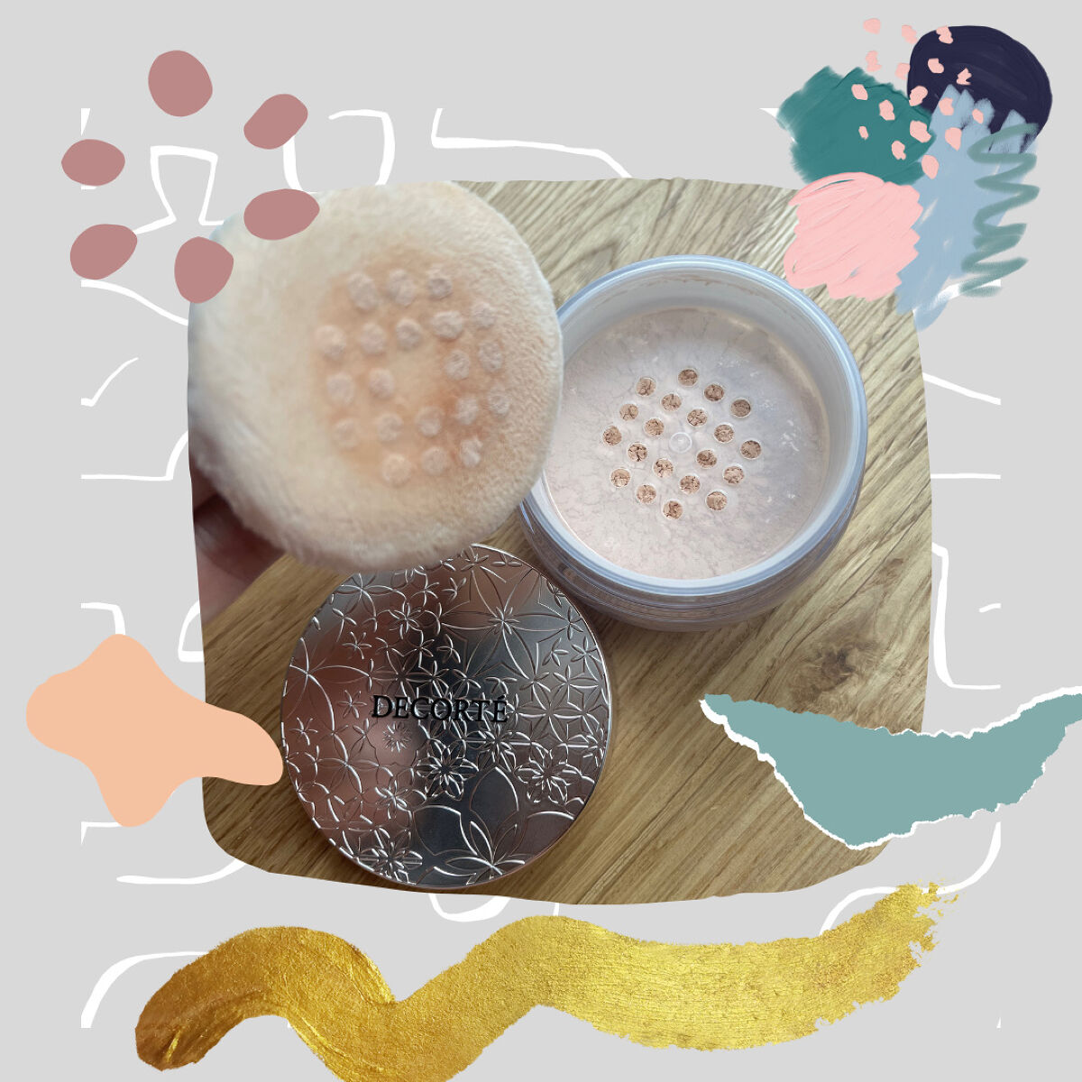 フェイスパウダー 10 misty beige/DECORTÉ/ルースパウダーを使ったクチコミ（1枚目）