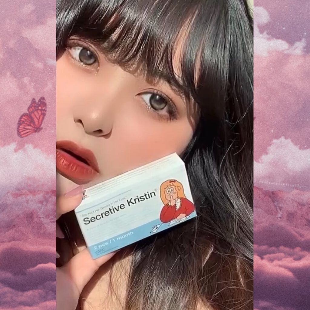 Secretive Kristen/Hapa kristin/カラーコンタクトレンズを使ったクチコミ（1枚目）