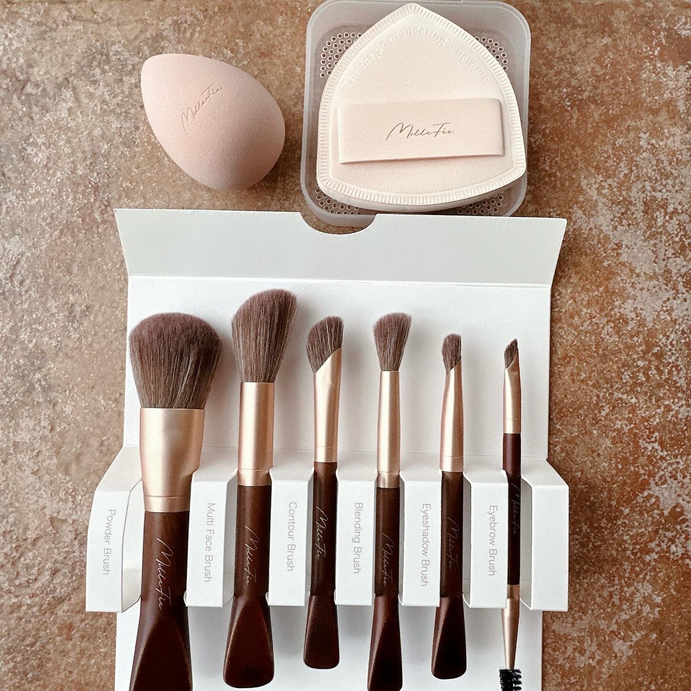 フェアリーメイクアップブラシセット/MilleFée/メイクブラシを使ったクチコミ(4枚目)