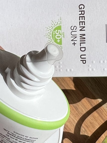 ミスクレオ on LIPS 「肌の状態って毎日違うので日焼け止めもノンケミカル(紫外線散乱剤..」(4枚目)