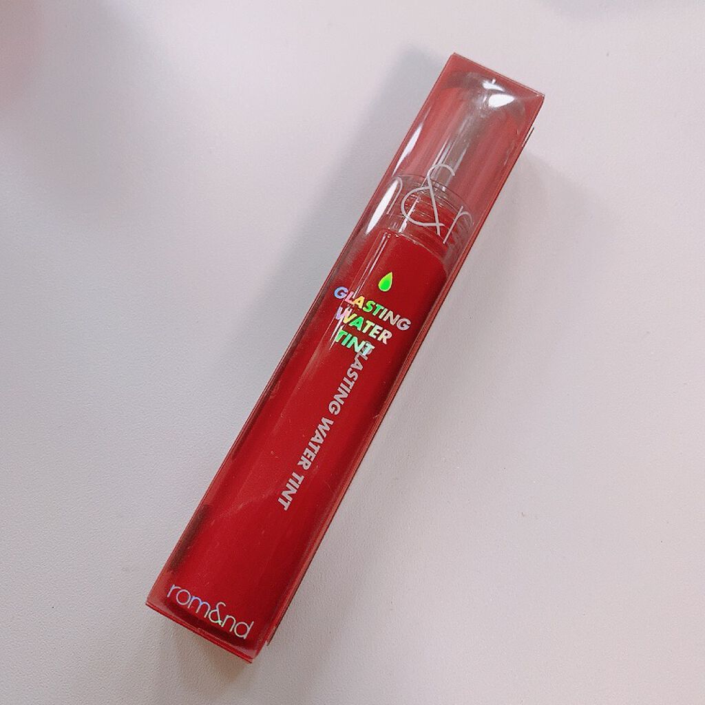 グラスティングウォーターティント/rom&nd/リップティントを使ったクチコミ(2枚目)