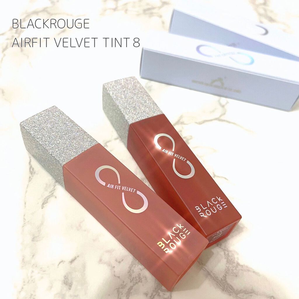 エアフィットベルベットティント/BLACK ROUGE/リップティントを使ったクチコミ(2枚目)