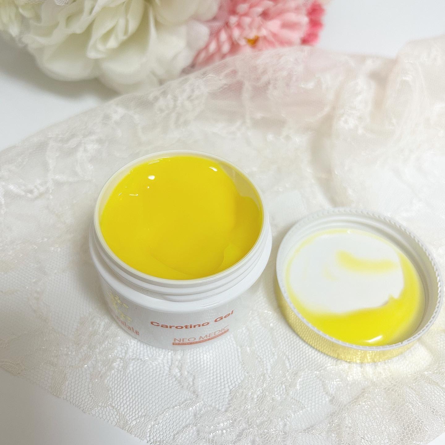 カロチーノジェル/セルキュレイト/フェイスクリームを使ったクチコミ（2枚目）