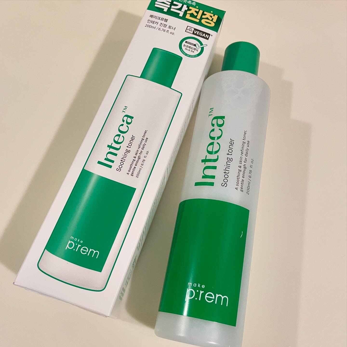 インテカ スージングトナー/make prem/化粧水を使ったクチコミ（2枚目）