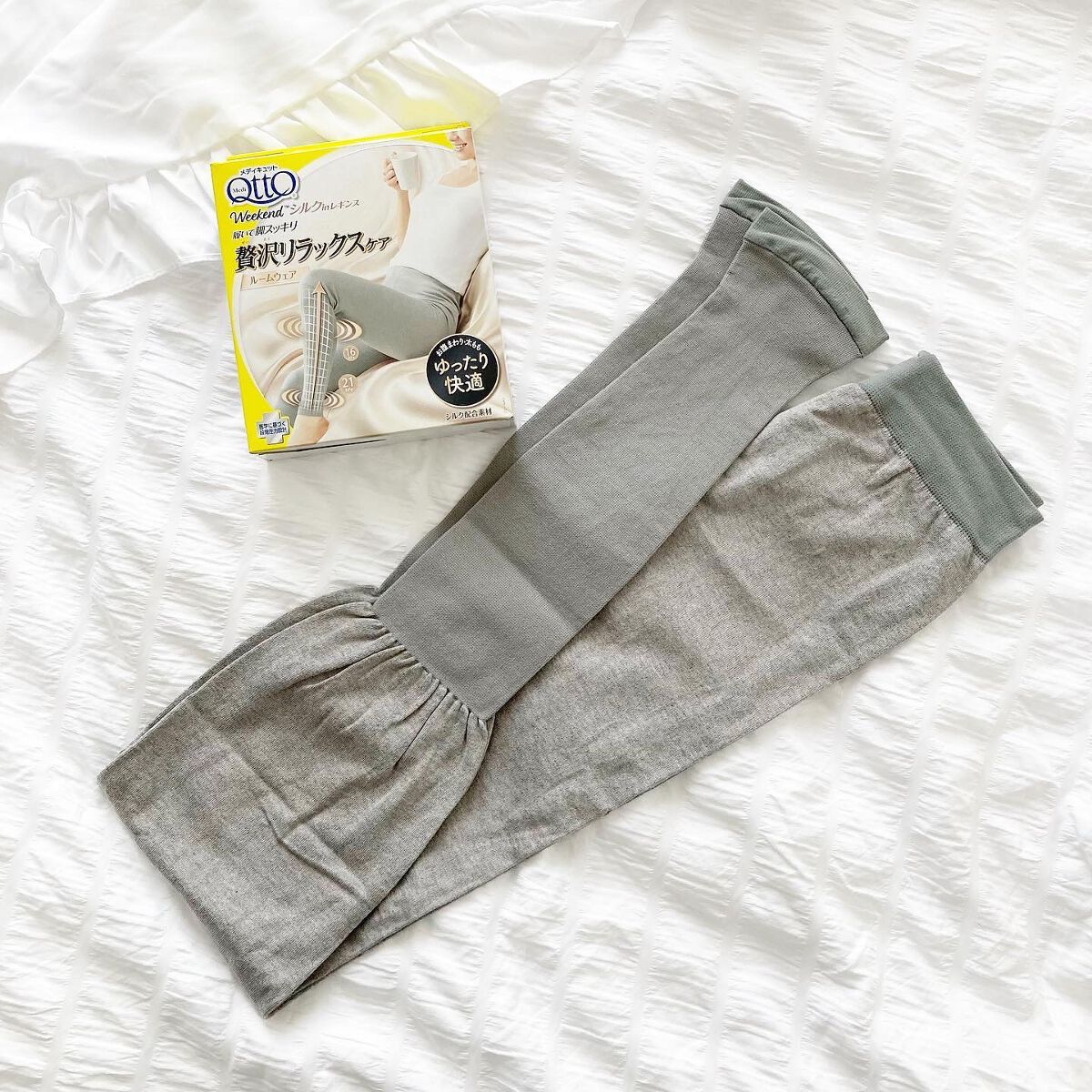 メディキュット ウィークエンド シルクインレギンス/メディキュット/着圧ソックス・レギンスを使ったクチコミ(2枚目)