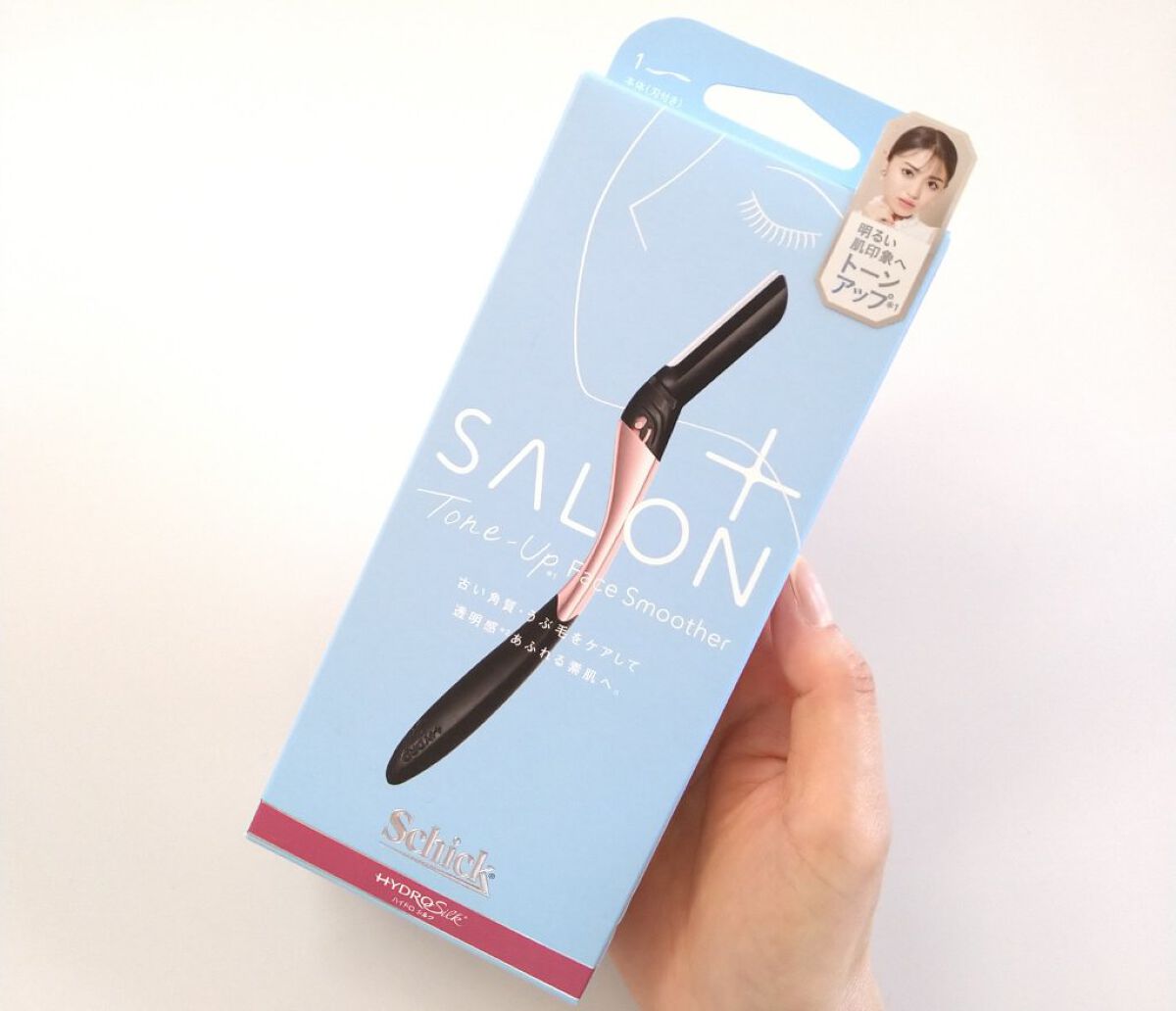 サロンプラス トーンアップ フェイススムーサー ホルダー（刃付き）/サロンプラス/シェーバーを使ったクチコミ（1枚目）
