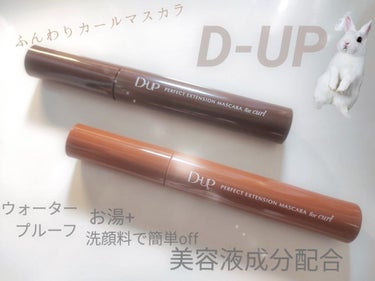 


D-UP パーフェクトエクステンション マスカラforカール 



D-UPのチェリーブラウンのマスカラは、現在使用しているのですが、この度、LIPS様より色違いのキャラメルブラウンをプレゼント