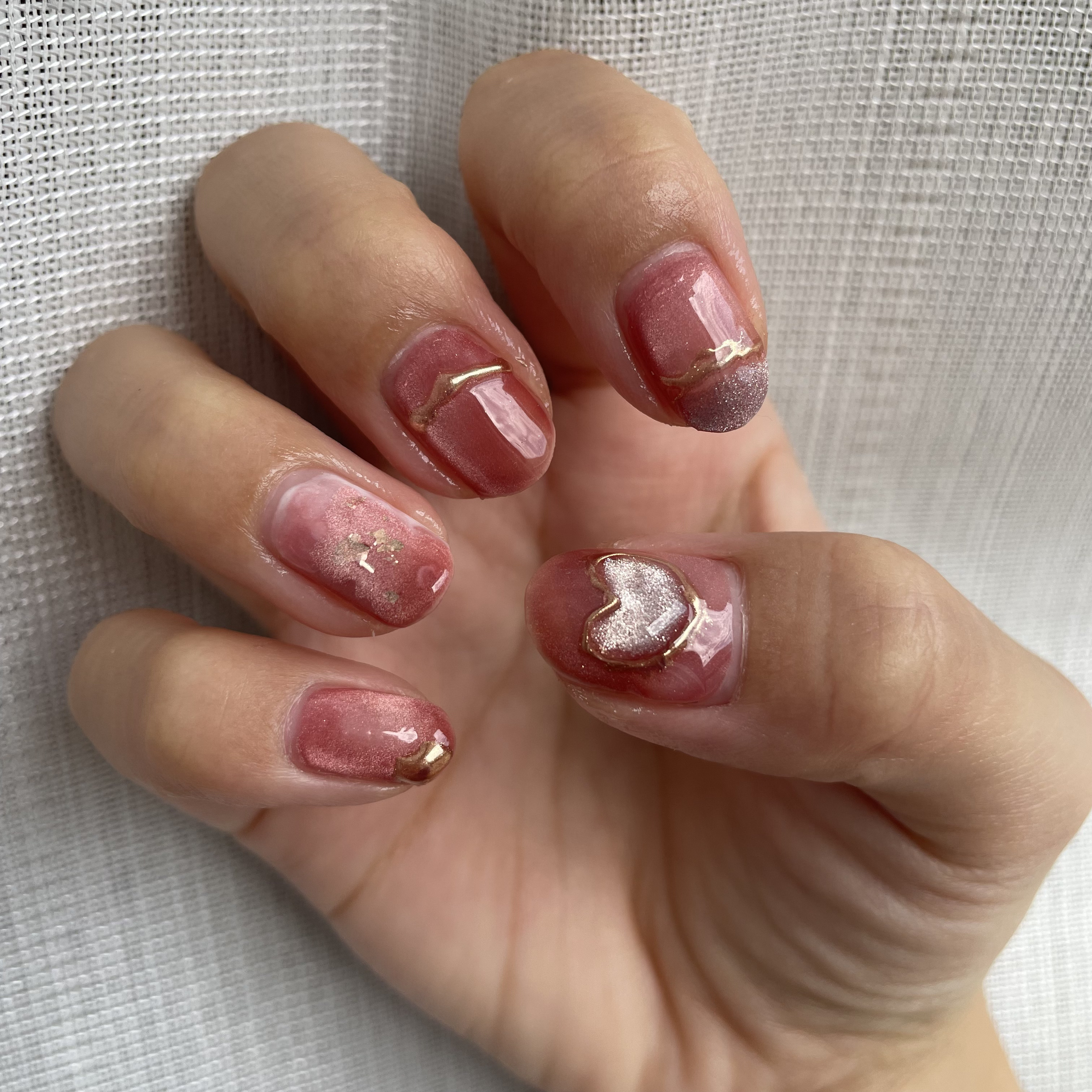 マグネットジェル 05マーズ（ギャラクシーシリーズ）/NAILTOWN/ジェルネイルを使ったクチコミ（2枚目）