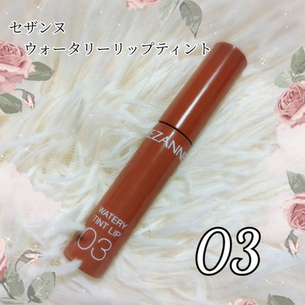 ウォータリーティントリップ/CEZANNE/リップティントを使ったクチコミ(1枚目)