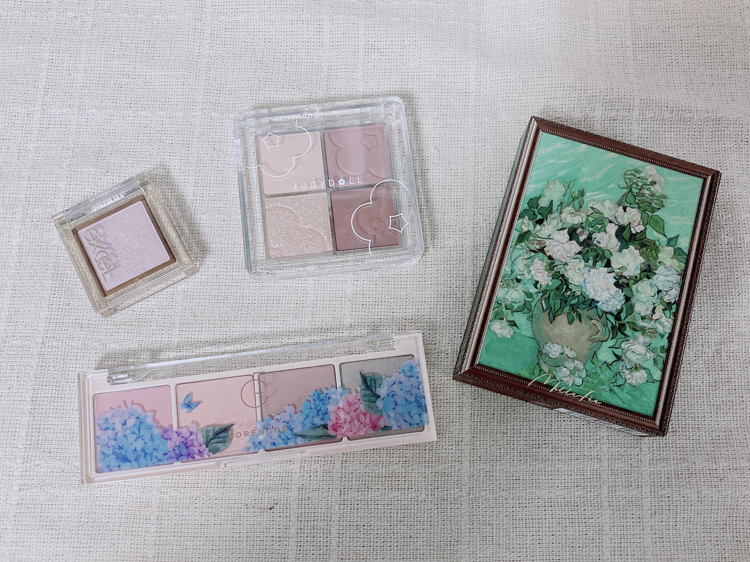 ふんわりロマンスアイズ/JUDYDOLL/アイシャドウパレットを使ったクチコミ（1枚目）