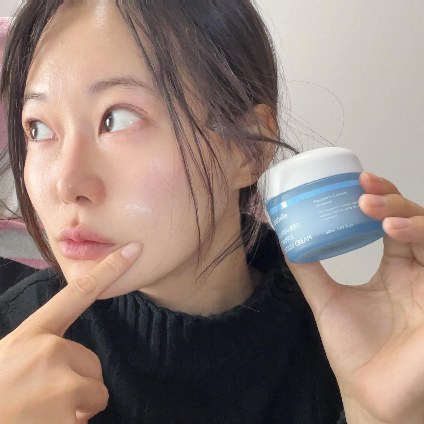 アクアバリアセラミドカプセルクリーム/Genabelle/フェイスクリームを使ったクチコミ（2枚目）