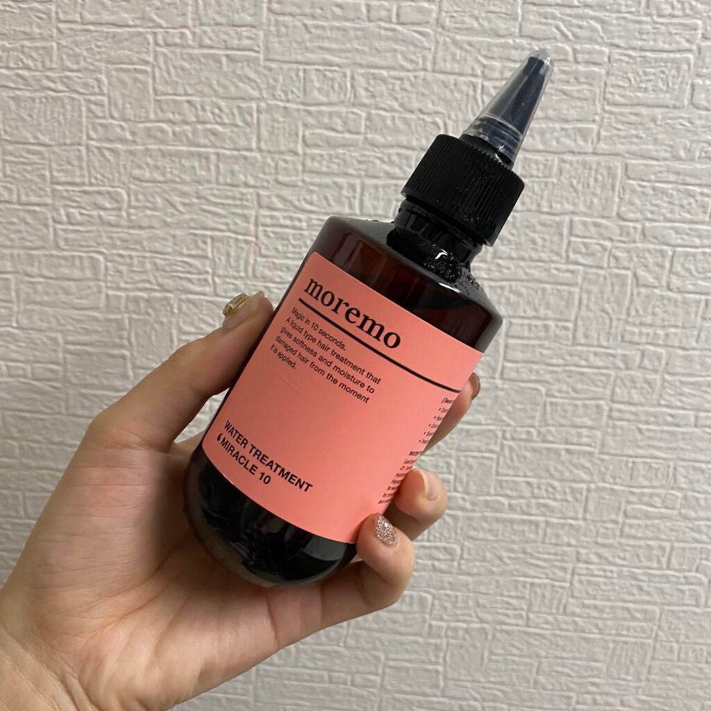 ウォータートリートメントミラクル10/moremo/洗い流すヘアトリートメントを使ったクチコミ(1枚目)
