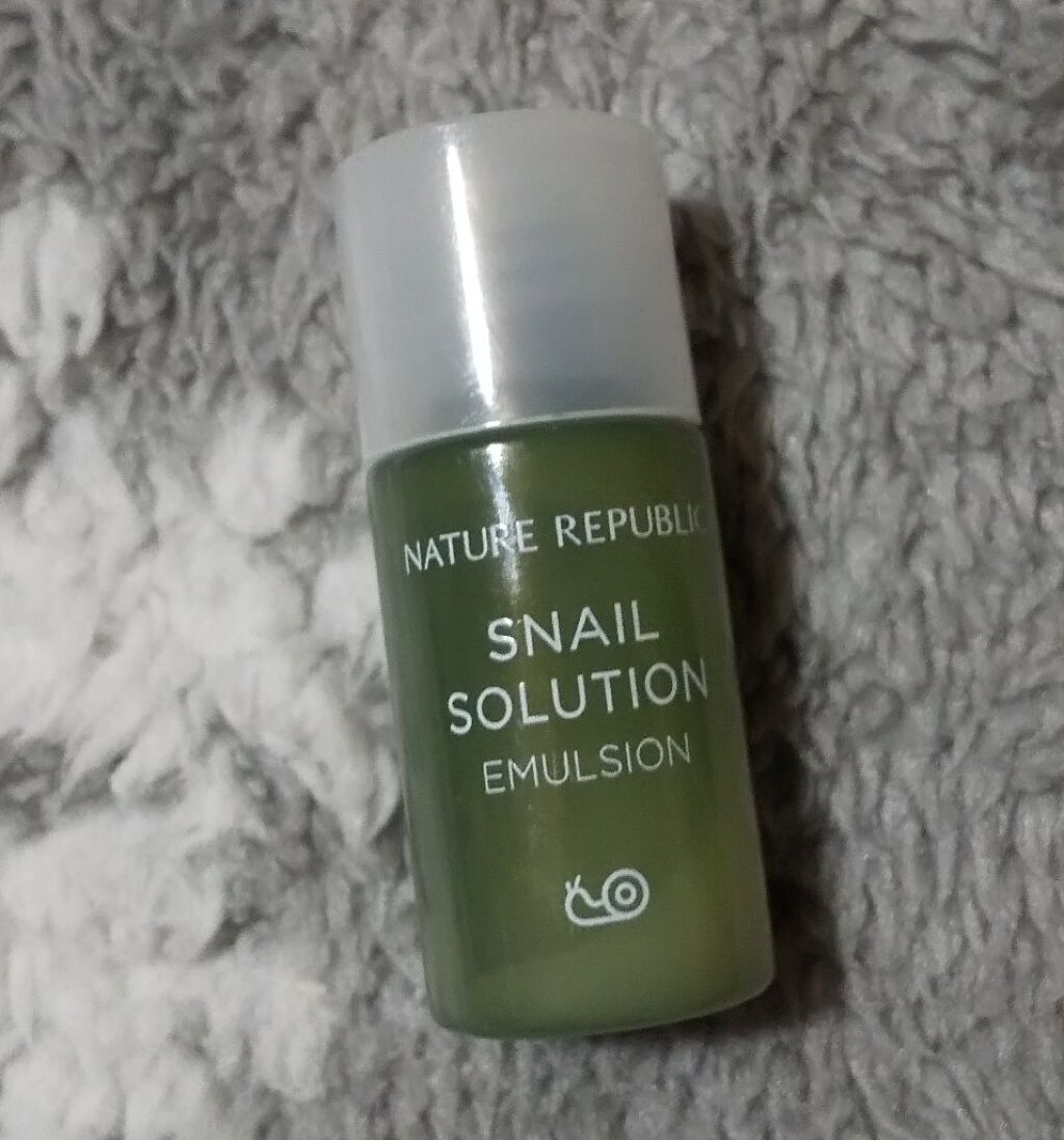 試してみた】スネイルソリューションエマルジョン 乳液 ネイチャーリ