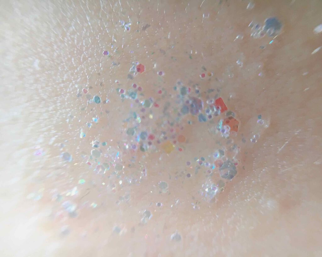 シュガー トゥインクル リキッド グリッター/PERIPERA/グリッターを使ったクチコミ(4枚目)