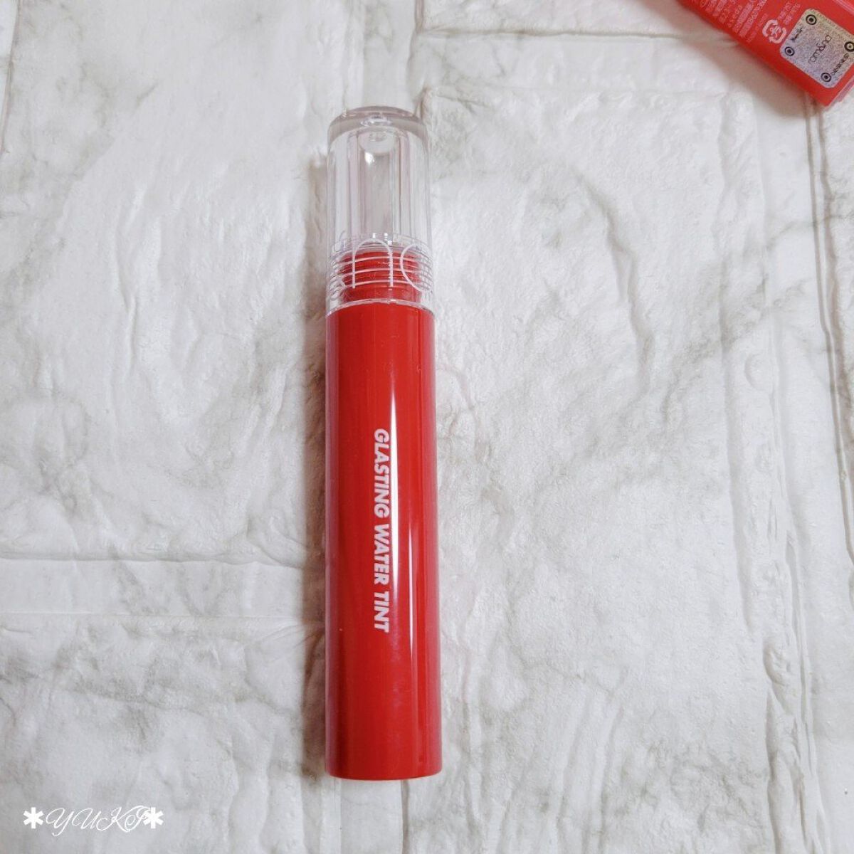 グラスティングウォーターティント/rom&nd/リップティントを使ったクチコミ（2枚目）