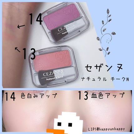 ナチュラル チークN/CEZANNE/パウダーチークを使ったクチコミ(1枚目)