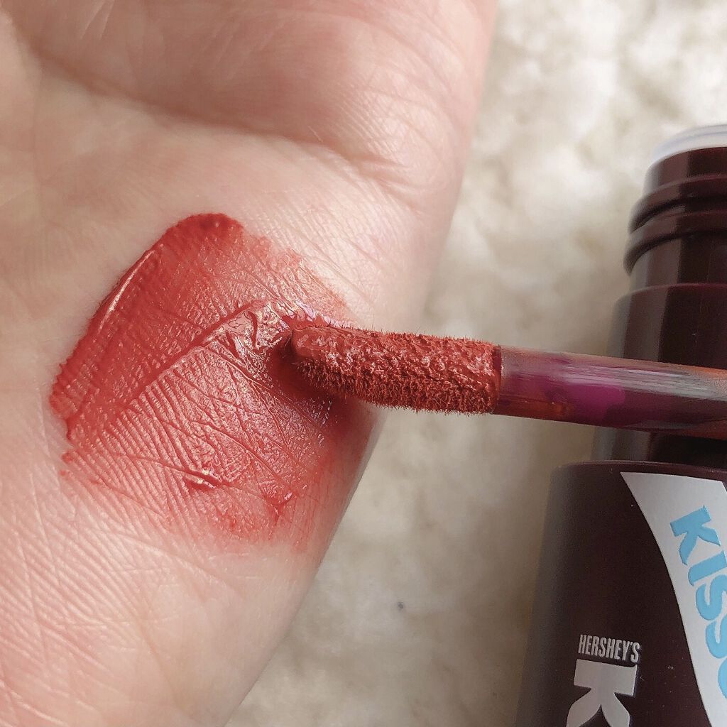 キスチョコレート ムースティント/ETUDE/口紅を使ったクチコミ（2枚目）